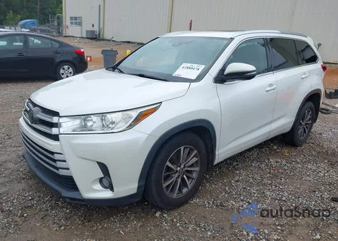 2018 Toyota Highlander Se/Xle from USA, damaged, VIN 5TDJZRFH0JS890820